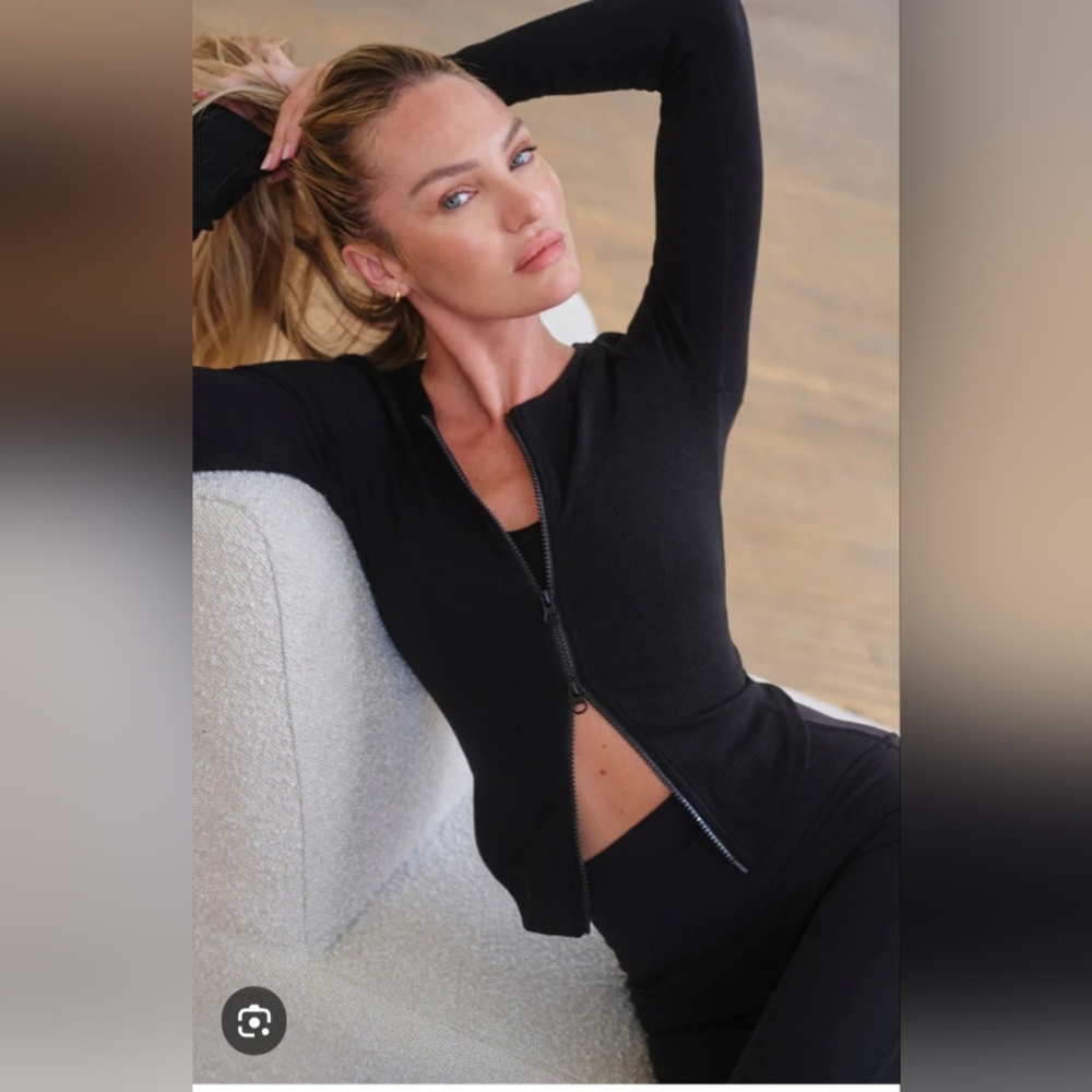 Alo Ribbed Stardust Jacket